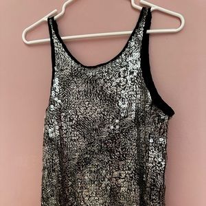 Aqua mini dress vintage sz L